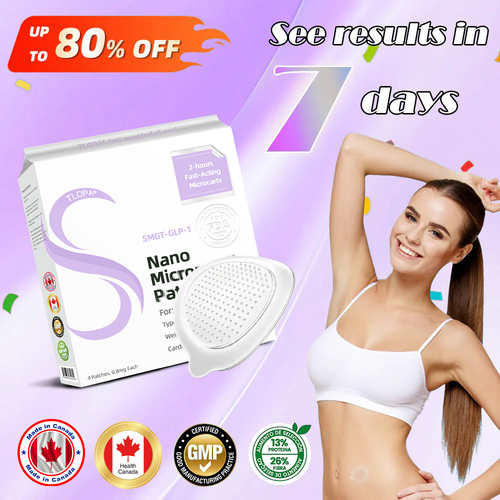 [See results in 7 days]✅ 𝐓𝐋𝗢𝐏𝐀® 𝐒𝐌𝐆𝗧-𝗚𝐋𝐏-1 Nano Microneedle Patch（Painless, long-lasting, addressing diabetes, obesity, and cardiovascular diseases）✨