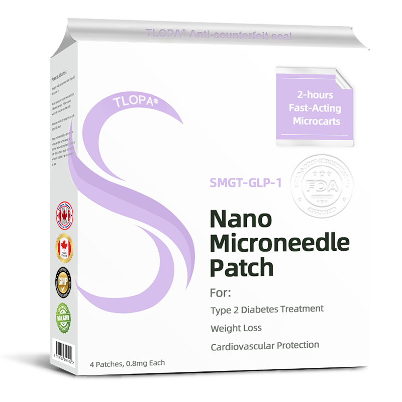 [See results in 7 days]✅ 𝐓𝐋𝗢𝐏𝐀® 𝐒𝐌𝐆𝗧-𝗚𝐋𝐏-1 Nano Microneedle Patch（Painless, long-lasting, addressing diabetes, obesity, and cardiovascular diseases）✨