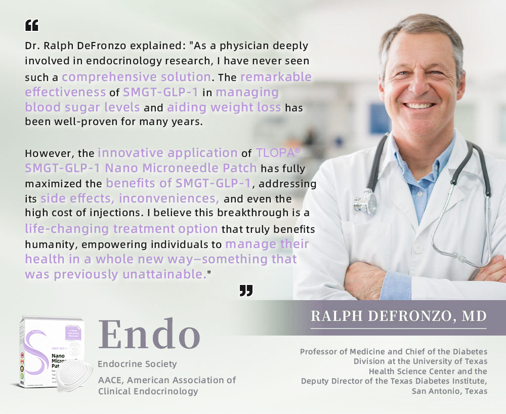 [See results in 7 days]✅ 𝐓𝐋𝗢𝐏𝐀® 𝐒𝐌𝐆𝗧-𝗚𝐋𝐏-1 Nano Microneedle Patch（Painless, long-lasting, addressing diabetes, obesity, and cardiovascular diseases）✨
