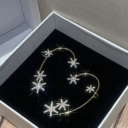 Snowflake Ear Cuff Earring